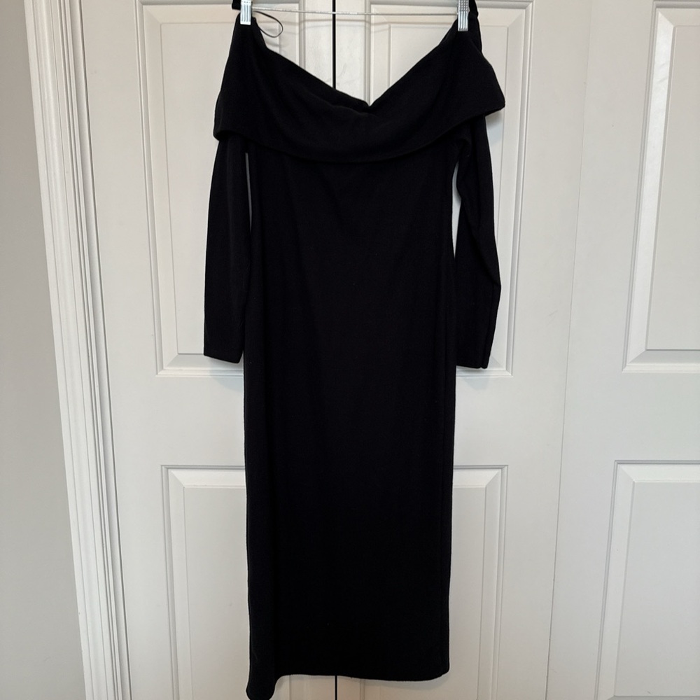 Black Off-Shoulder Dress